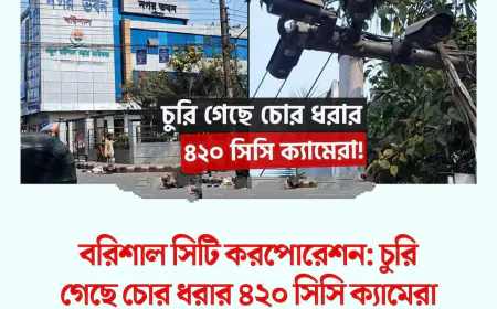 চুরি হয়ে গেছে চোর ধরার ৪২০ টি সিসি ক্যামেরা