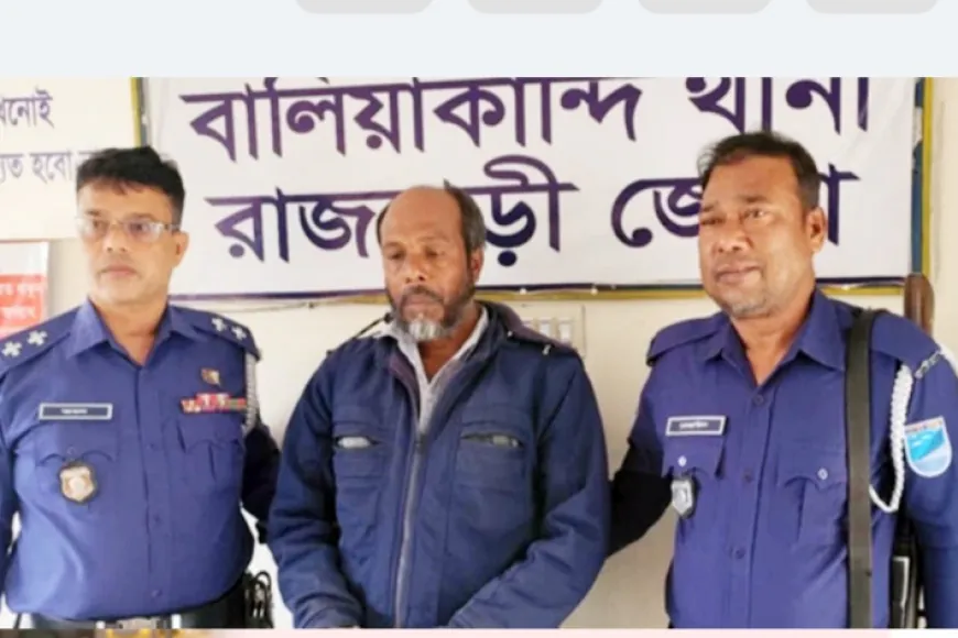 এবার রাজবাড়ীর বালিয়াকান্দিতে নানা বাড়ি বেড়াতে আসা ৯ বছরের এক শিশুকে ‘ধর্ষণচেষ্টার’ অভিযোগে জহুর মোল্লা (৬০) নামের এক বৃদ্ধকে গ্রেপ্তার করেছে পুলিশ।